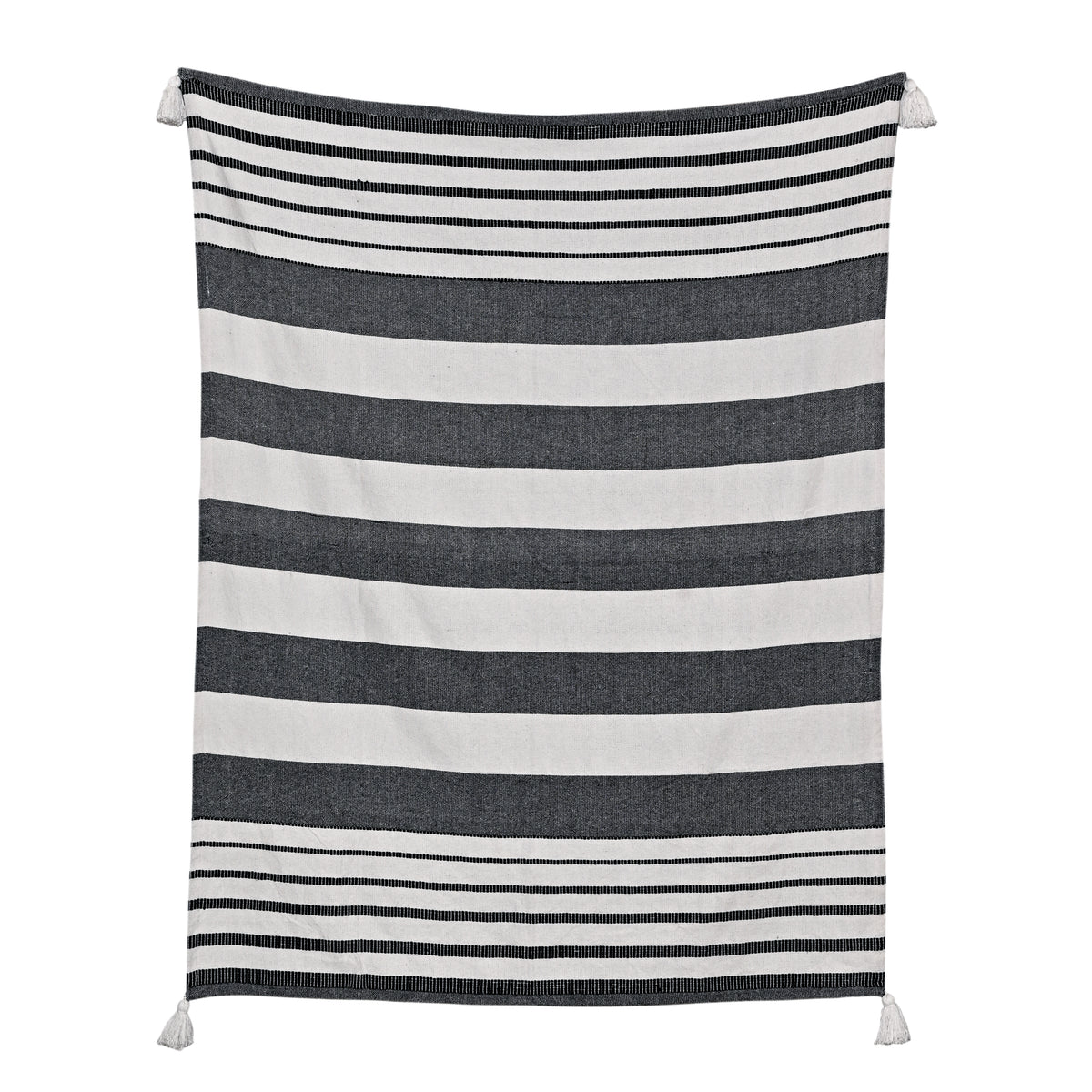 Throw-Stripe-Black-White