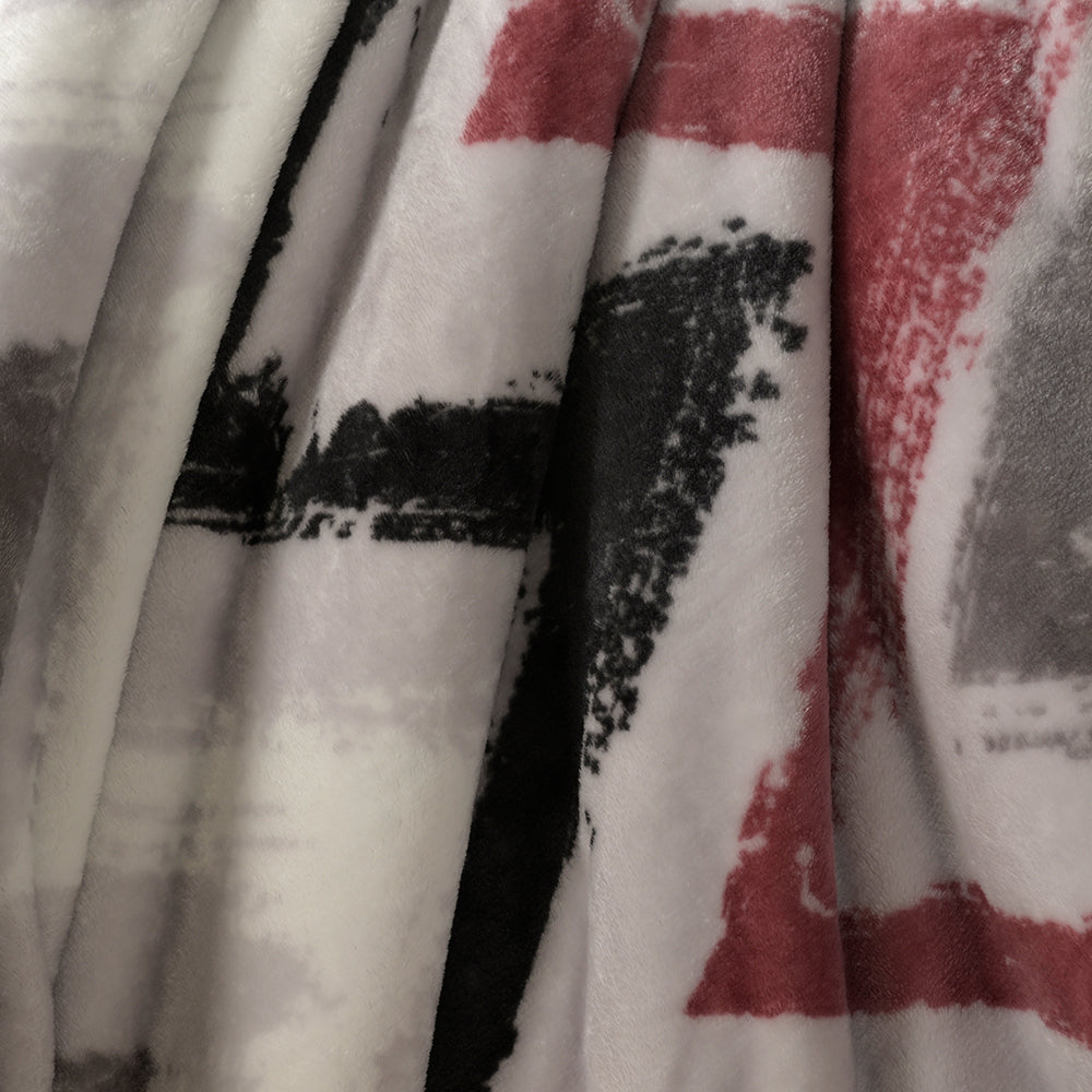 Decovia Misty Waves Chevron Blanket – Soft, Stylish & Sophisticated