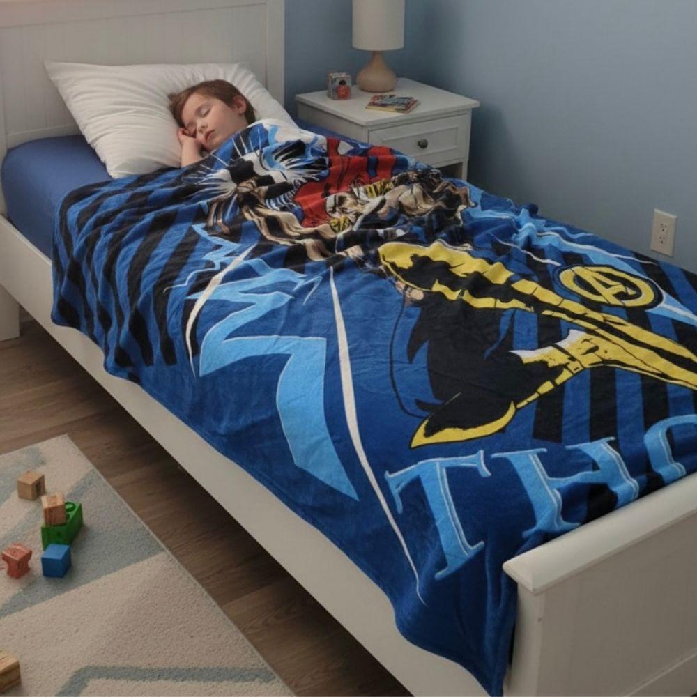 DECOVIA Disney Kids Printed Single Bed Blanket | Soft & Cozy Cartoon Blanket