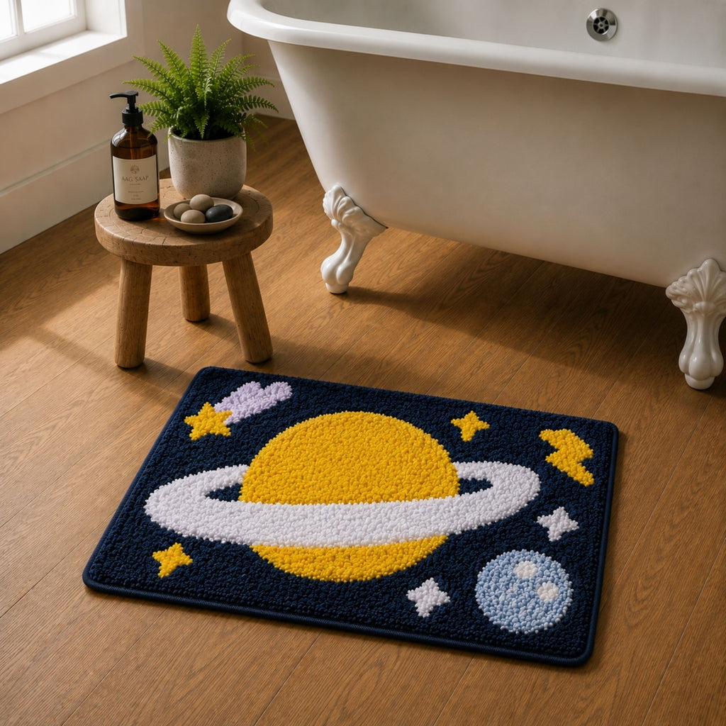 Jupitor Microfiber Anti Skid Super Absorbent Bathmat - Decovia