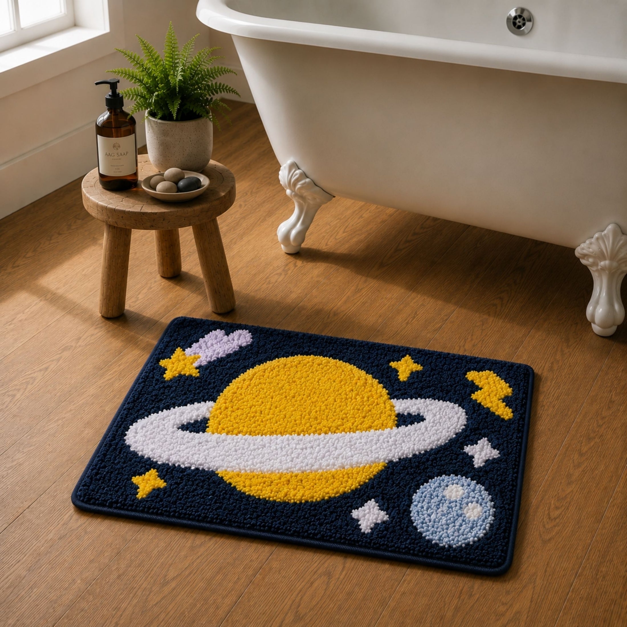 Jupitor Microfiber Anti Skid Super Absorbent Bathmat - Decovia