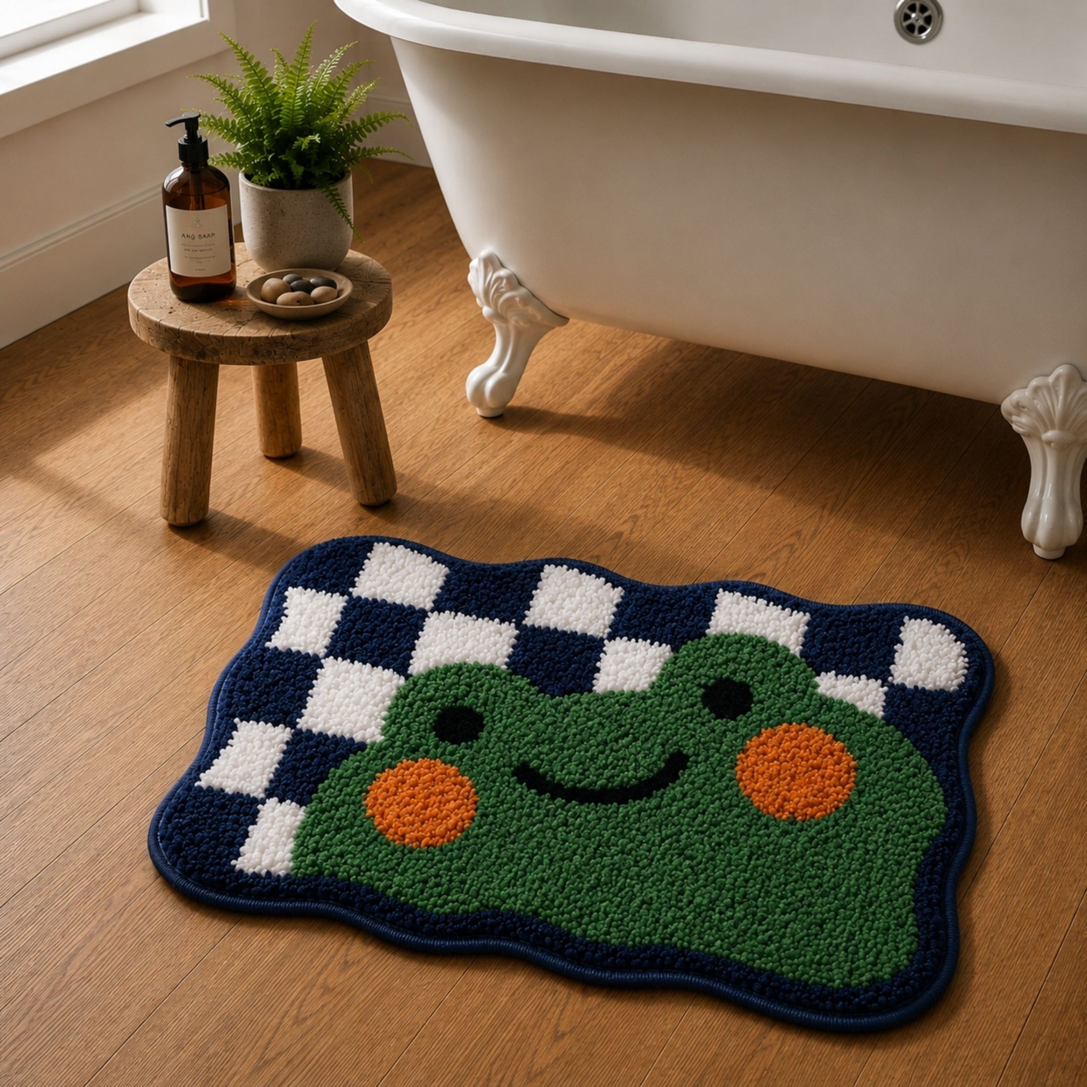 Frog Microfiber Anti Skid Super Absorbent Bathmat - Decovia