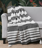 Throw-Stripe-Black-White