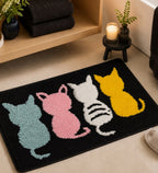 Kitten Microfiber Anti Skid Super Absorbent Bathmat - Decovia
