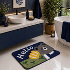 Panda Microfiber Anti Skid Super Absorbent Bathmat - Decovia