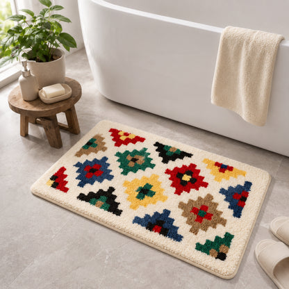Cascade Microfiber Anti Skid Super Absorbent Bathmat - Decovia