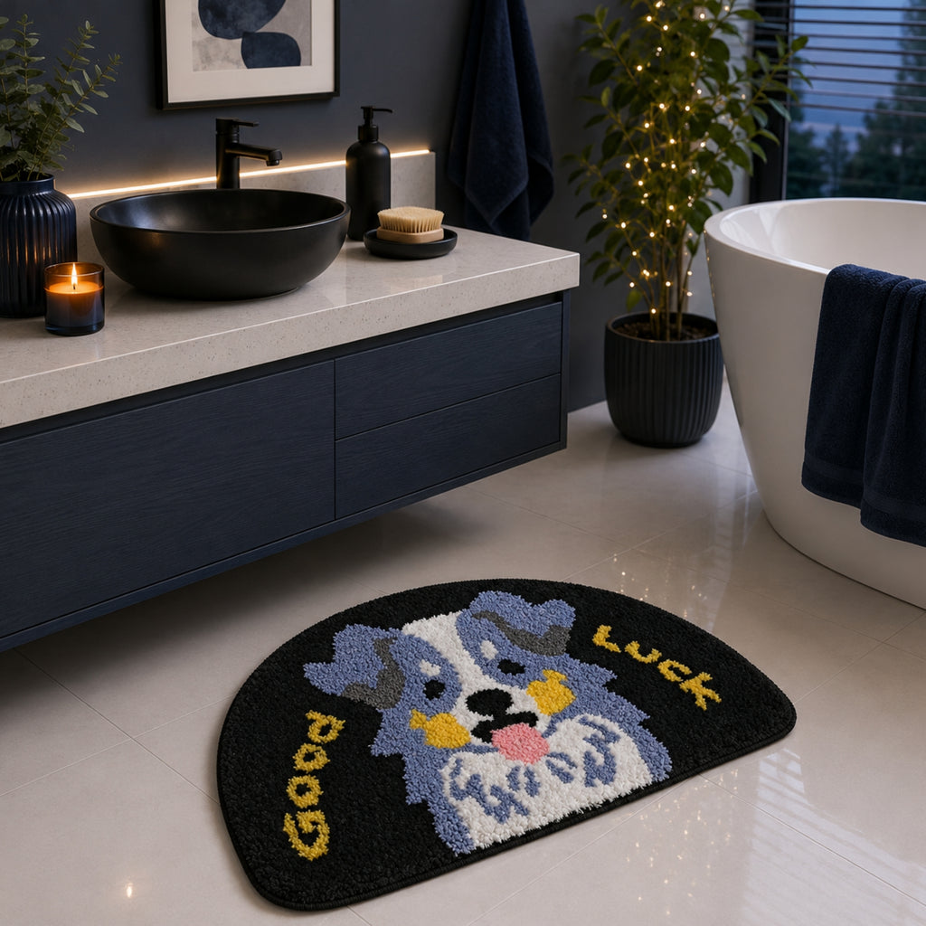 GoodLuck Microfiber Anti Skid Super Absorbent Bathmat - Decovia