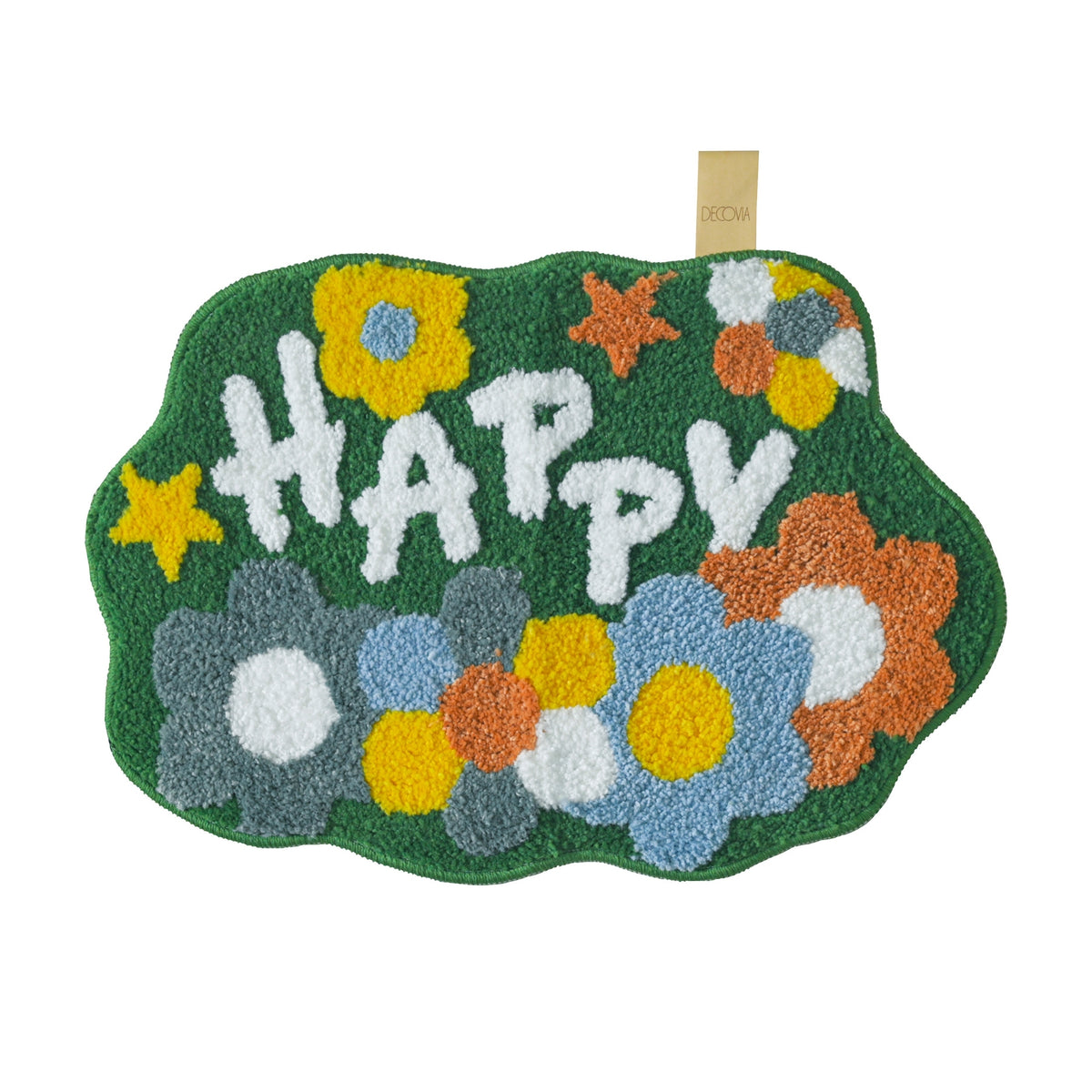 Happy Microfiber Anti Skid Super Absorbent Bathmat - Decovia