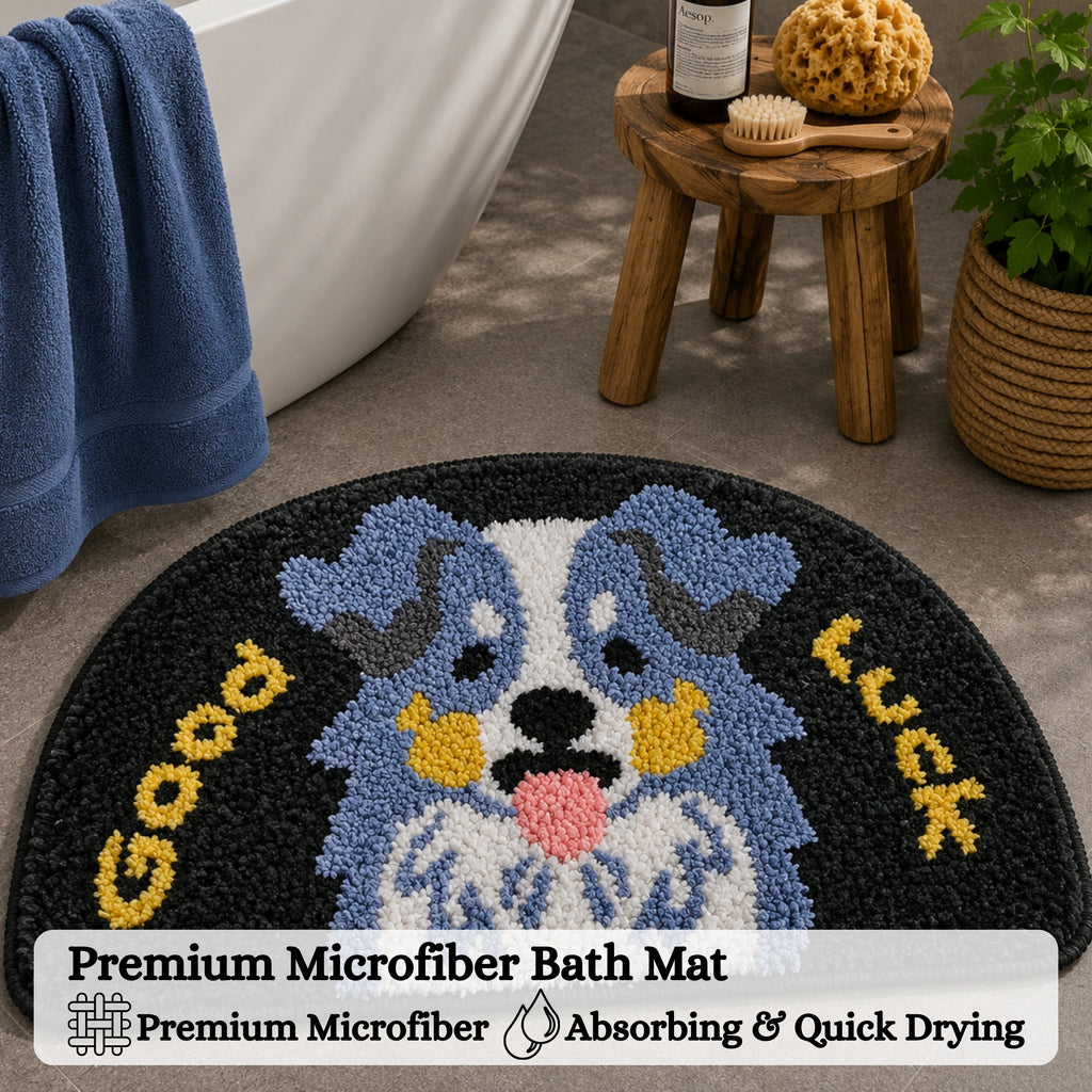GoodLuck Microfiber Anti Skid Super Absorbent Bathmat - Decovia