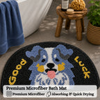 GoodLuck Microfiber Anti Skid Super Absorbent Bathmat - Decovia