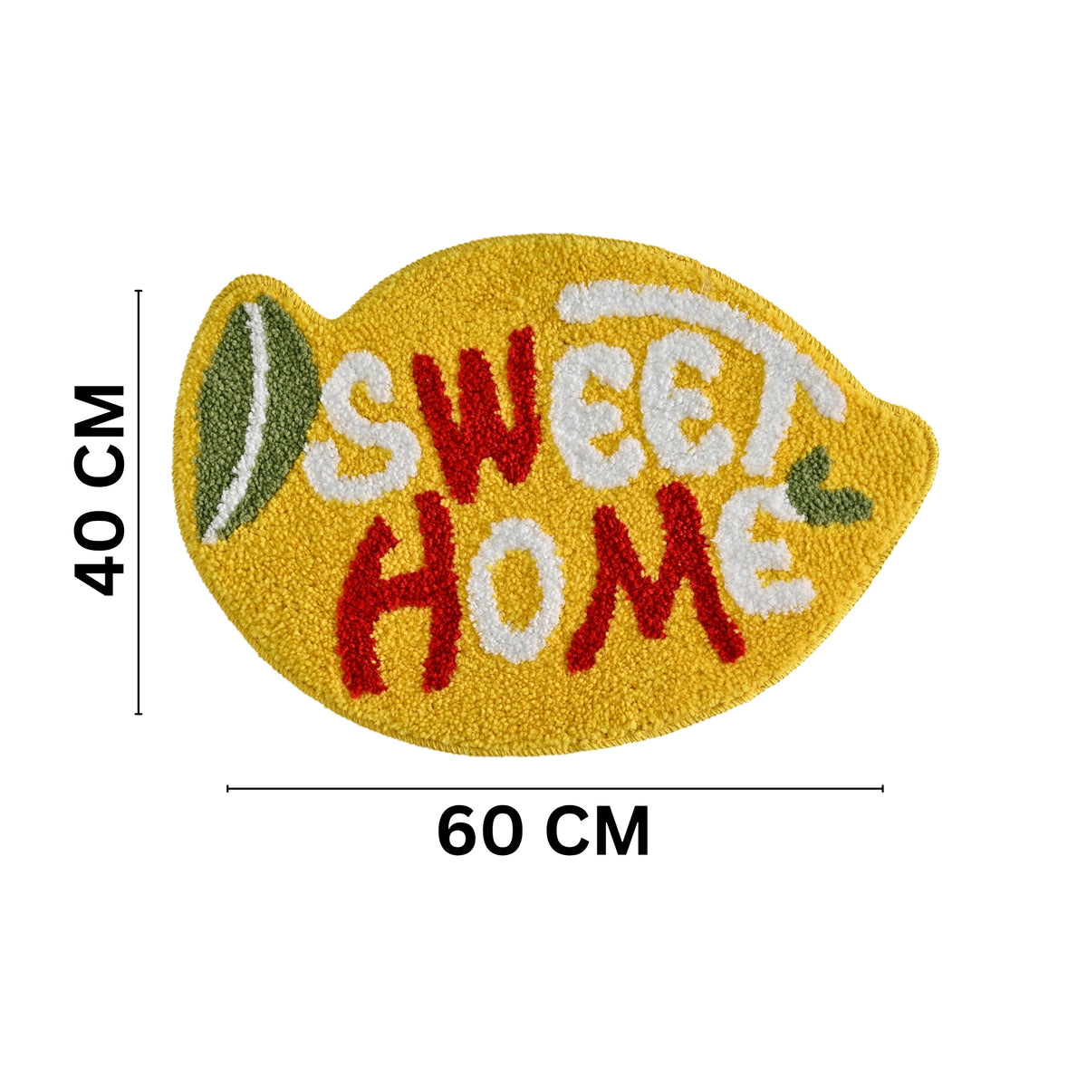 Sweet Home Microfiber Anti Skid Super Absorbent Bathmat - Decovia