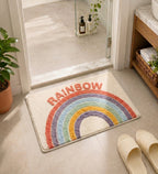 Rainbow Microfiber Anti Skid Super Absorbent Bathmat - Decovia