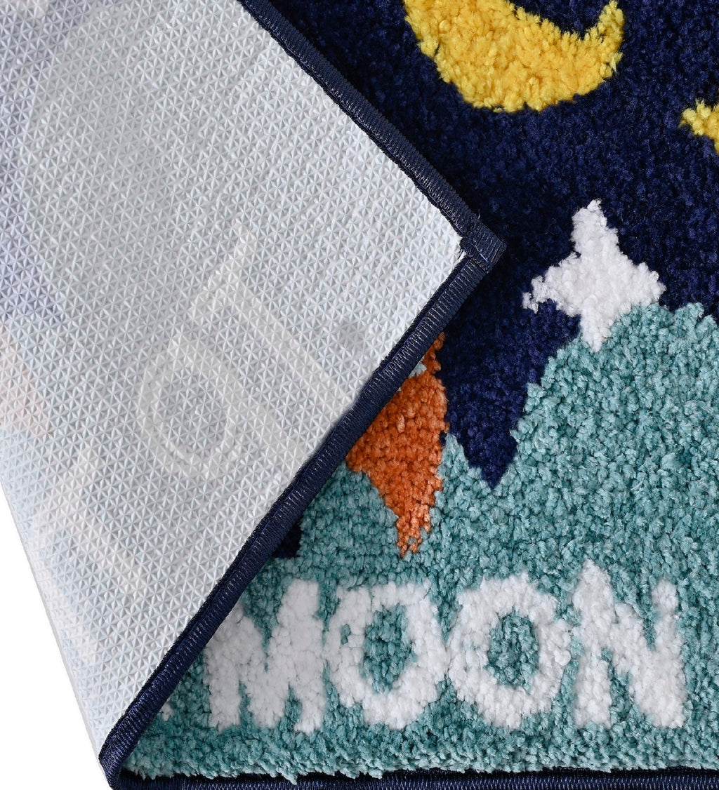 Moon Microfiber Anti Skid Super Absorbent Bathmat - Decovia