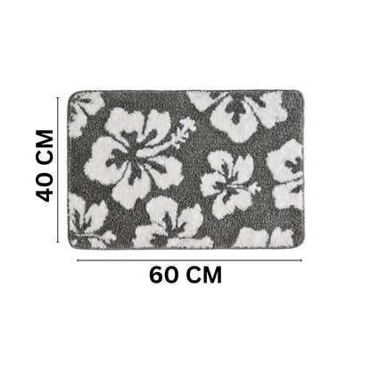 Butterfly Microfiber Anti Skid Super Absorbent Bathmat - Decovia