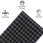 Classic Checkered Woven Floor Runner – 53x20 Inch