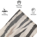Rustic Brushstroke Woven Floor Runner – 60x22 Inch