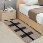 Soft Woven Striped Floor Runner – 58x21 Inch