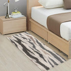 Rustic Brushstroke Woven Floor Runner – 60x22 Inch
