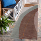 Abstract Wave Woven Floor Runner – 60x22 Inch