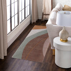 Abstract Wave Woven Floor Runner – 60x22 Inch