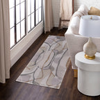 Abstract Wave Woven Floor Runner – 60x22 Inch