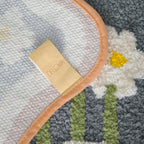 Lily Flower Microfiber Anti Skid Super Absorbent Bathmat - Decovia