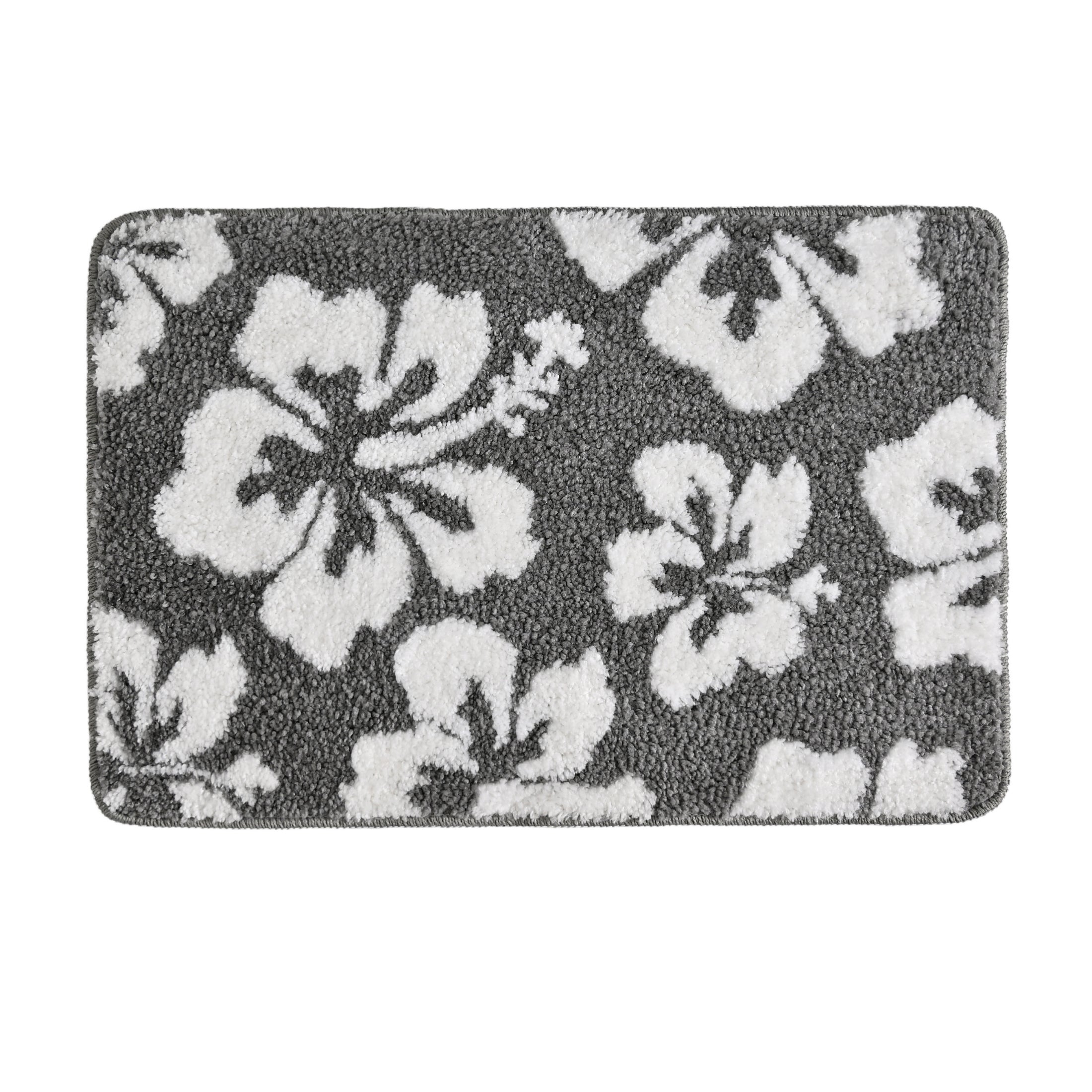 Butterfly Microfiber Anti Skid Super Absorbent Bathmat - Decovia