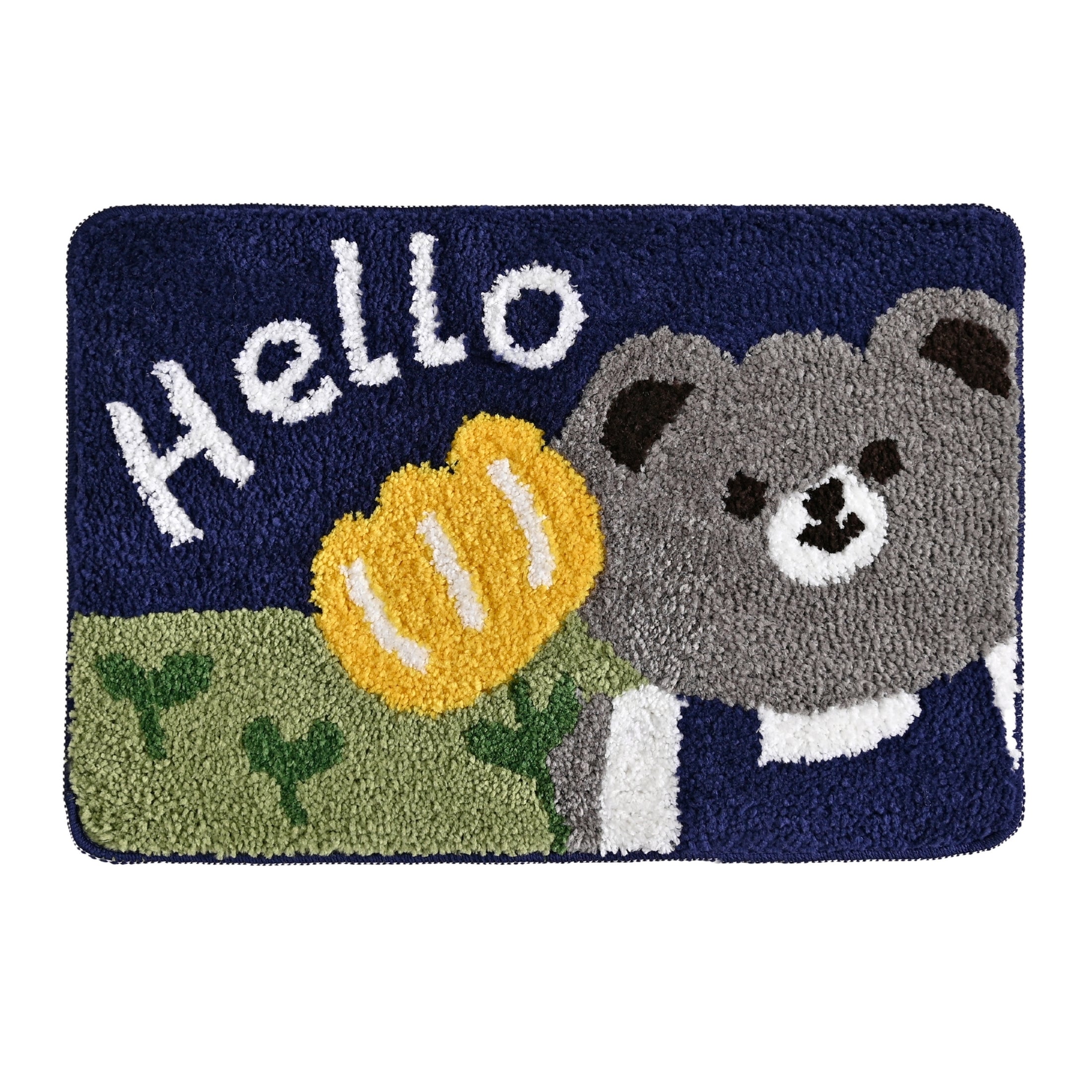 Panda Microfiber Anti Skid Super Absorbent Bathmat - Decovia
