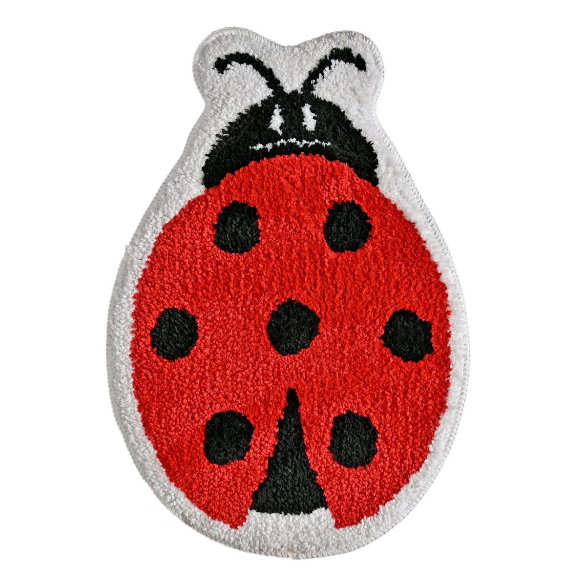 Red Aunt Microfiber Anti Skid Super Absorbent Bathmat - Decovia