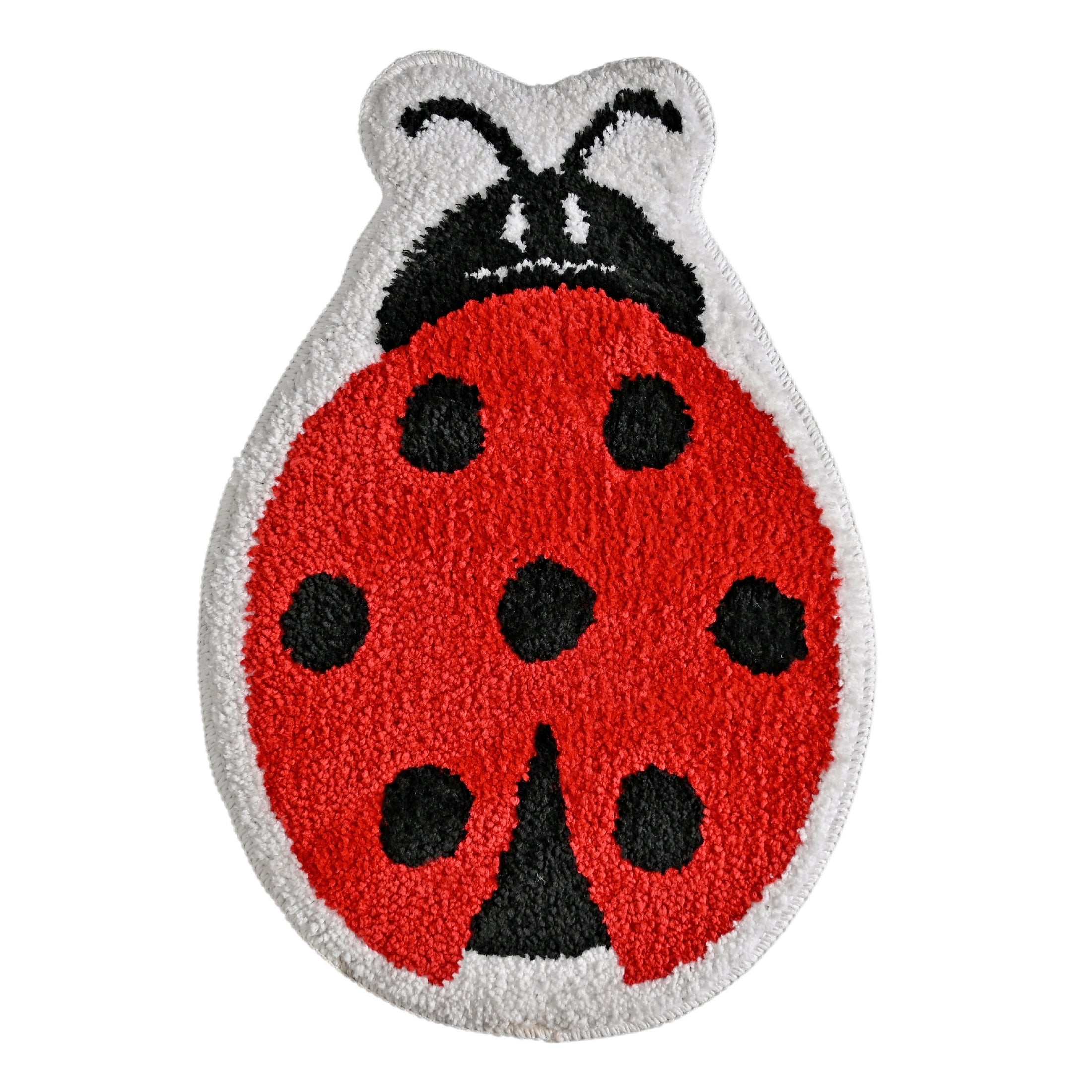 Red Aunt Microfiber Anti Skid Super Absorbent Bathmat - Decovia