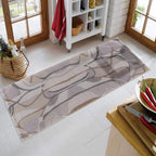 Abstract Wave Woven Floor Runner – 60x22 Inch