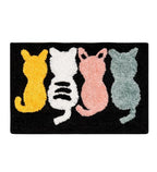 Kitten Microfiber Anti Skid Super Absorbent Bathmat - Decovia