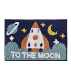 Moon Microfiber Anti Skid Super Absorbent Bathmat - Decovia