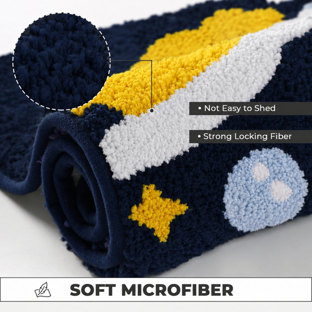 Jupitor Microfiber Anti Skid Super Absorbent Bathmat - Decovia