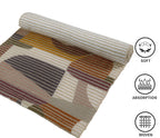 Multicolor Abstract Woven Floor Runner – 60x22 Inch