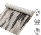Rustic Brushstroke Woven Floor Runner – 60x22 Inch