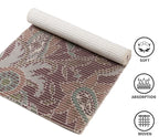 Vintage Floral Paisley Woven Floor Runner – 60x22 Inch