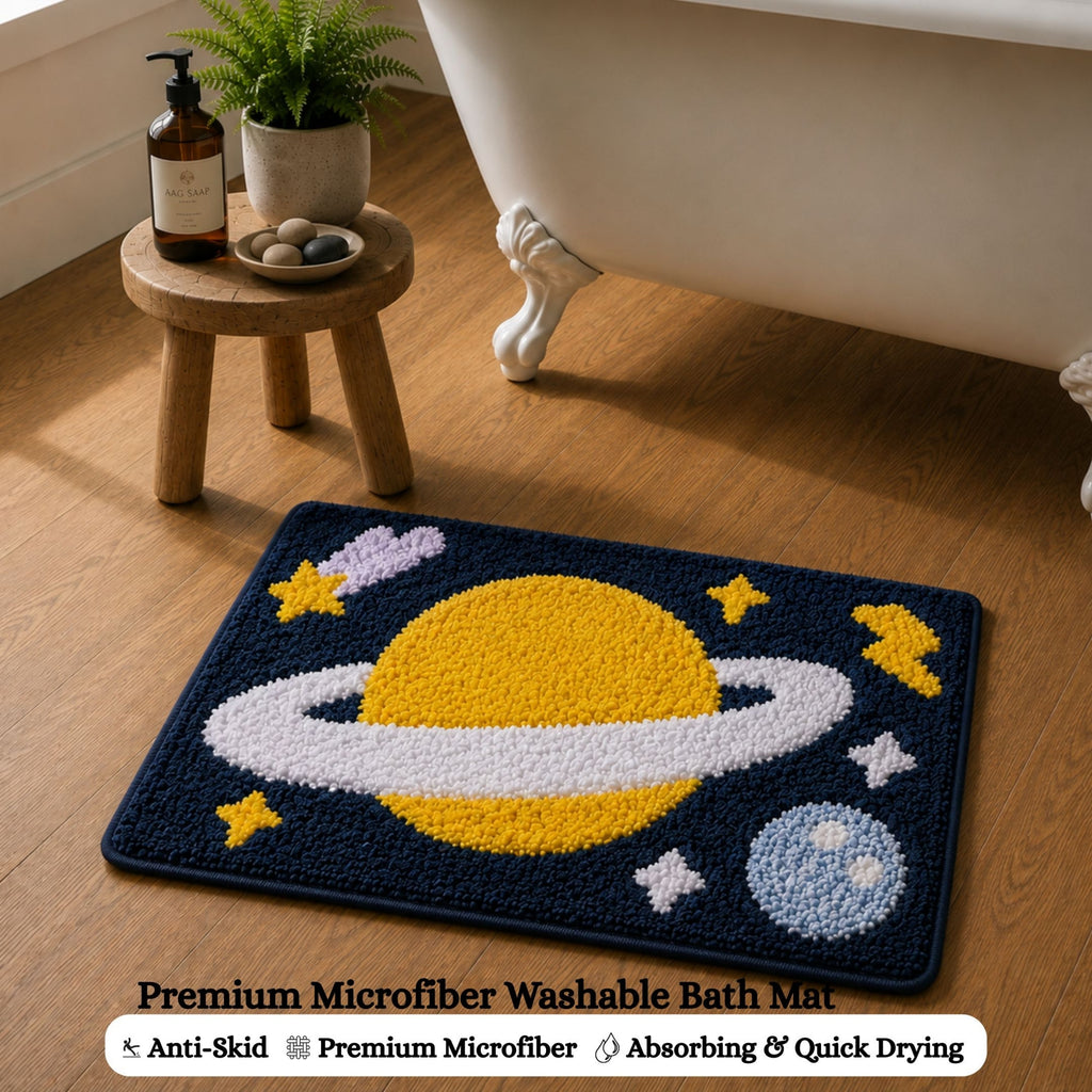 Jupitor Microfiber Anti Skid Super Absorbent Bathmat - Decovia