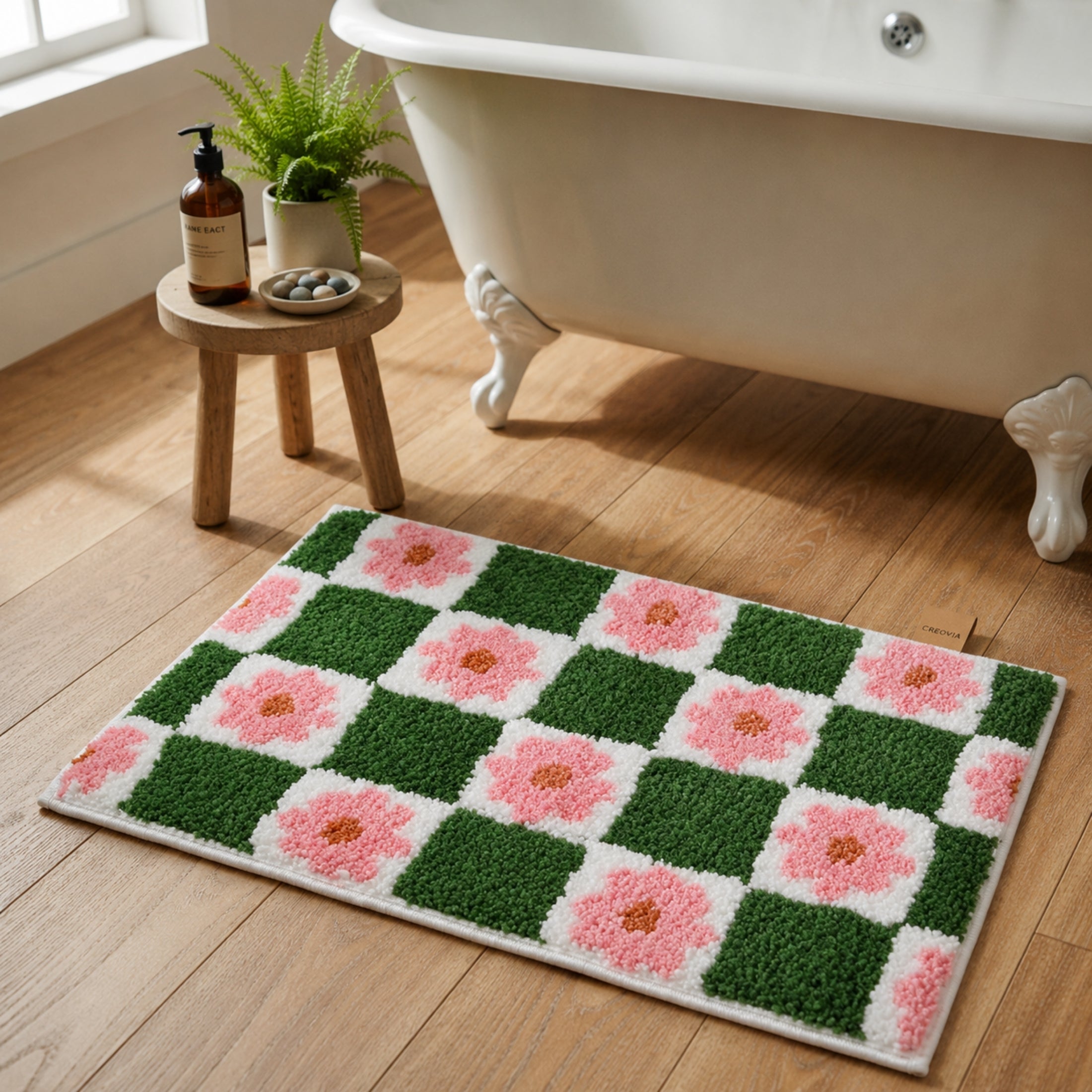 Hemlock Microfiber Anti Skid Super Absorbent Bathmat - Decovia