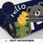 Panda Microfiber Anti Skid Super Absorbent Bathmat - Decovia