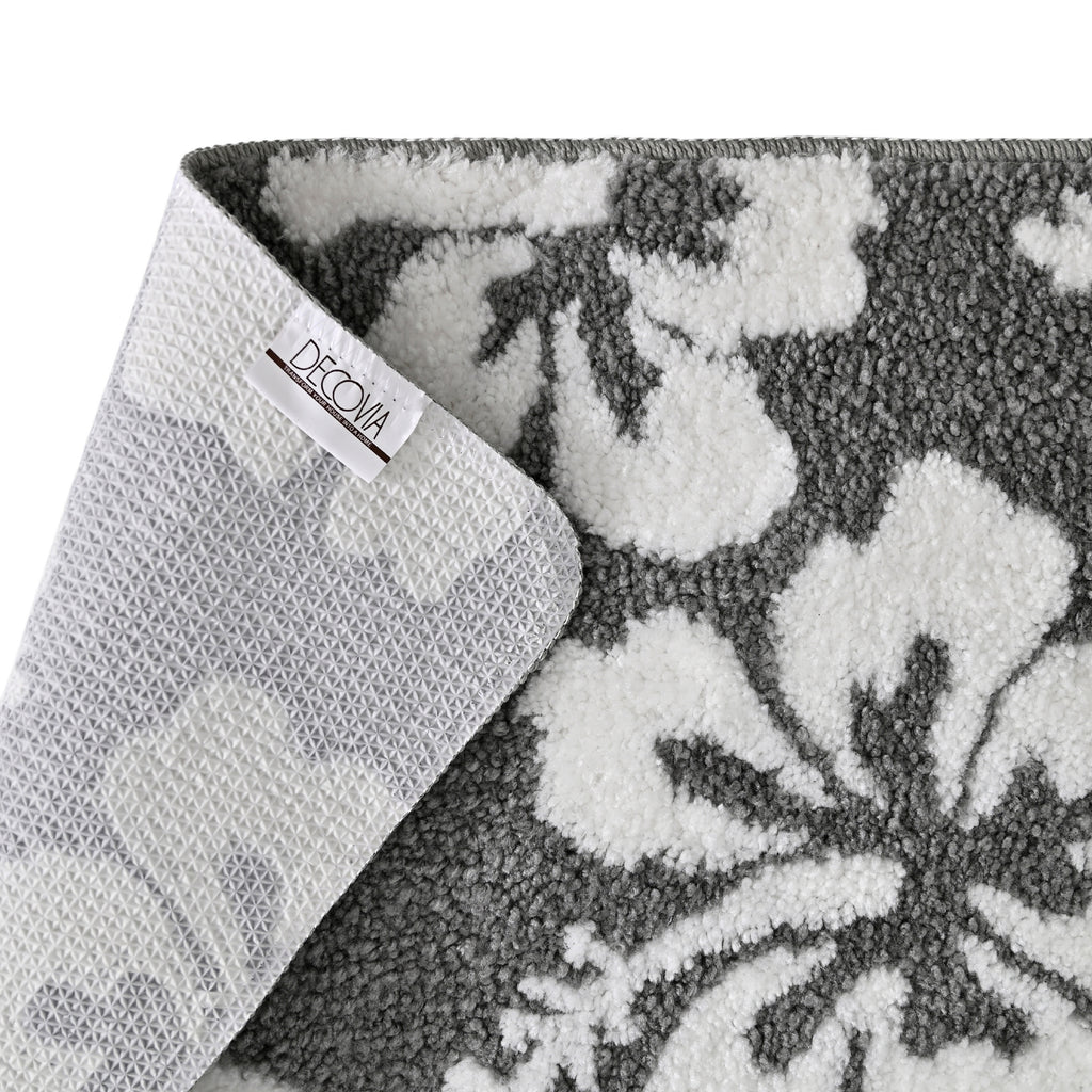 Butterfly Microfiber Anti Skid Super Absorbent Bathmat - Decovia