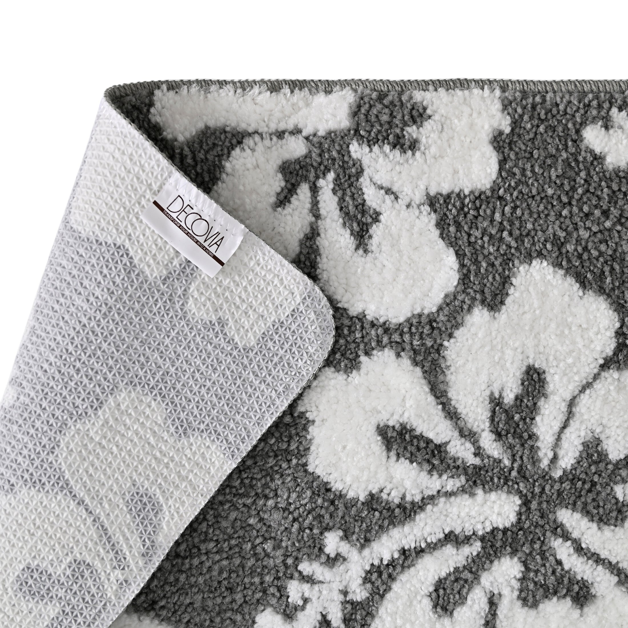 Butterfly Microfiber Anti Skid Super Absorbent Bathmat - Decovia