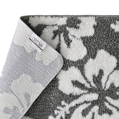 Butterfly Microfiber Anti Skid Super Absorbent Bathmat - Decovia