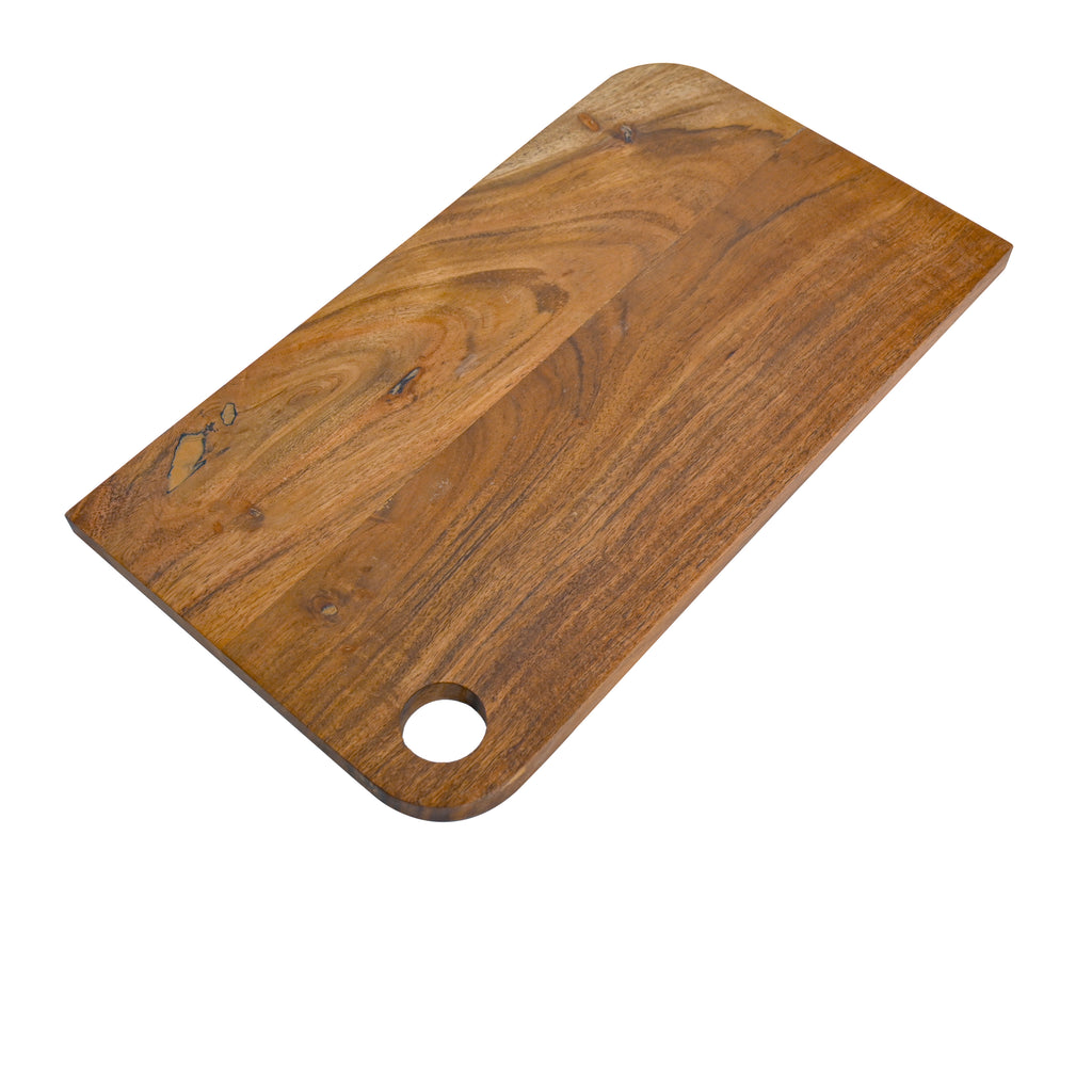 Handcrafted Natural Wood Cheese and Charcuterie Board