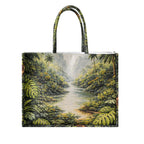 Tropical River Tapestry Large Tote Bag – Jungle Landscape