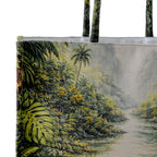Tropical River Tapestry Large Tote Bag – Jungle Landscape