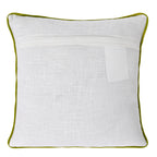 Embroidered Botanical Accent Pillow