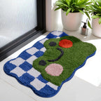 Cute Frog Design Anti-Slip Soft  Water Absorbent Bath Mat & Room Entrance Rug