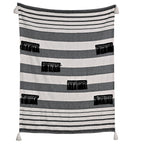 Throw-Fringe-Black-White