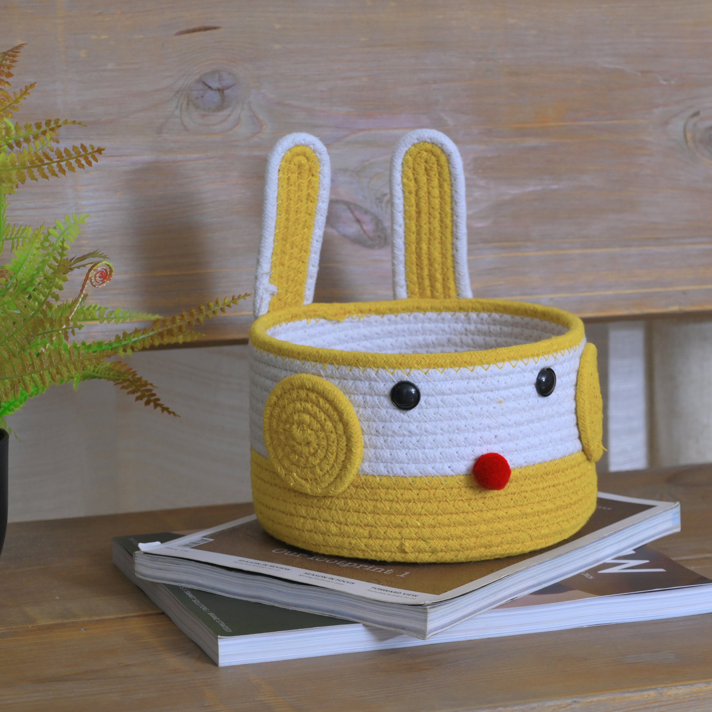 Adorable Bunny-Themed Storage Basket